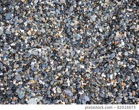 Small Rock Textured background. Seamless texture of gravel. crushed granite texture 82018873