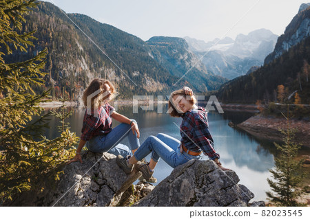 Two happy girls Two happy girls 82023545