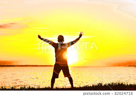 Exercise in the sun! - Stock Illustration [82024718] - PIXTA