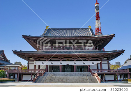 Zojoji Temple, Tokyo, Great Hall (Main Hall) 82025603