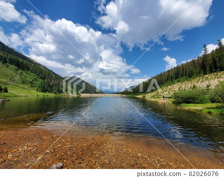 Upper Urad Reservoir in Arapaho National Forest, Colorado. Upper Urad Reservoir in Arapaho National Forest, Colorado. 82026076