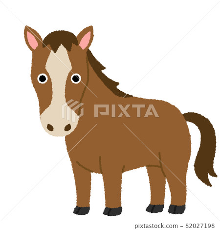 十二生肖馬年的插圖 十二生肖馬年的插圖 82027198