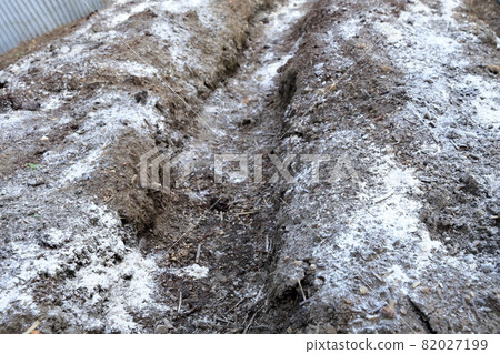 撒上鎂石灰調節田間酸度 撒上鎂石灰調節田間酸度 82027199