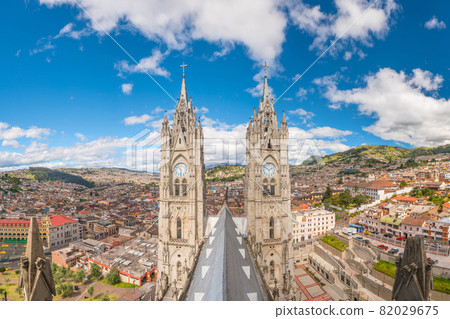 Basilica del Voto Nacional and downtown Quito Basilica del Voto Nacional and downtown Quito 82029675