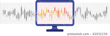 Japanese candlestick chart. Online trading. Financial market Japanese candlestick chart. Online trading. Financial market 82032239
