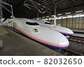 E4 Series Shinkansen lined up at Niigata Station 82032650