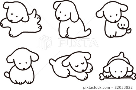 Loose and cute simple dog set Loose and cute simple dog set 82033822