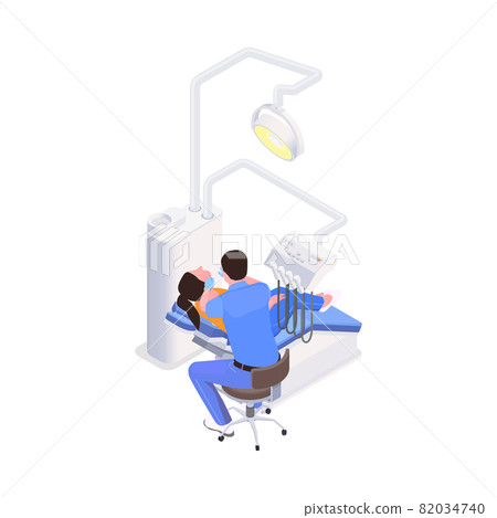Stomatology Isometric Icon 82034740