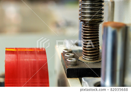 Industrial automotive machine tool equipment parts details close up Industrial automotive machine tool equipment parts details close up 82035688