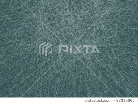 抽象 A3 海報，如深綠色背景中的白色蜘蛛線 82036005