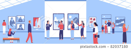 Art Gallery Hall Composition Art Gallery Hall Composition 82037180