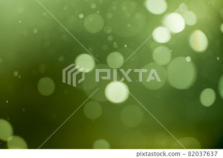 Green lights bokeh background. 82037637