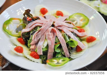 ham salad, ham and vegetable salad ham salad, ham and vegetable salad 82037856