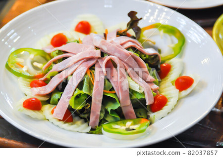 ham salad, ham and vegetable salad ham salad, ham and vegetable salad 82037857