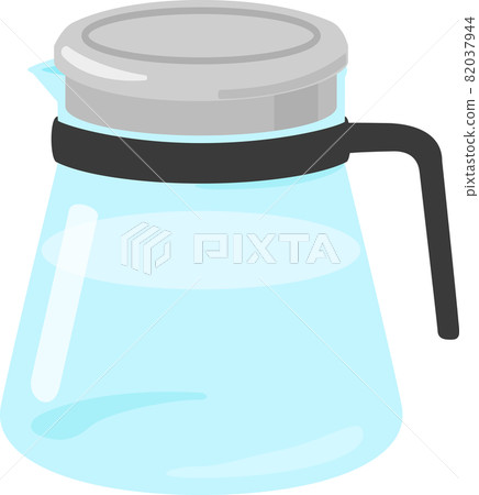 帶蓋子的玻璃鍋，裡面裝滿了水 82037944