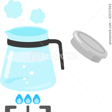 煤氣爐上的玻璃鍋 82037945