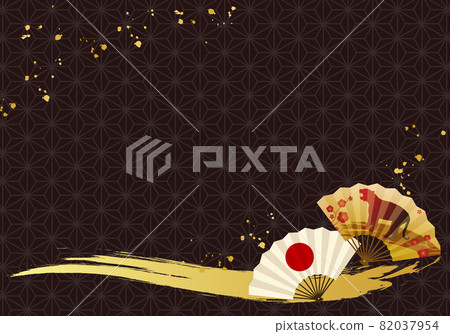 日式和扇子日式2022年新年賀卡模板矢量圖背景(虎、虎、日紋、日式、日本) 日式和扇子日式2022年新年賀卡模板矢量圖背景(虎、虎、日紋、日式、日本) 82037954