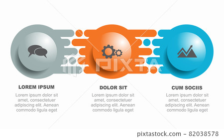Infographic design template with place for your data. Vector illustration. Infographic design template with place for your data. Vector illustration. 82038578