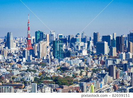 東京鐵塔·城市景觀形象 東京鐵塔·城市景觀形象 82039151