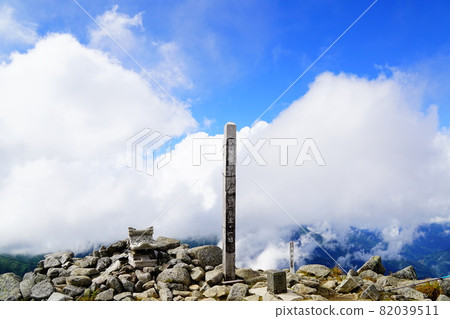 The summit of Mt. Iide Motoyama The summit of Mt. Iide Motoyama 82039511