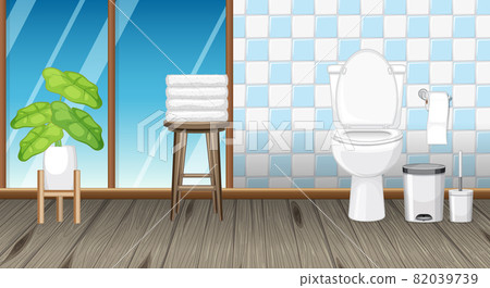 Bathroom interior design with furniture Bathroom interior design with furniture 82039739