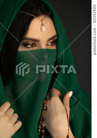 Beautiful Woman in Traditional Costume 82042609