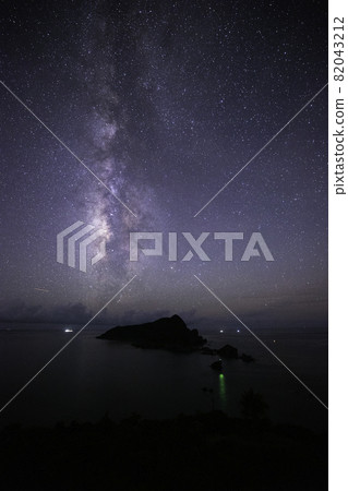 《Satsuma Peninsula, Kagoshima Prefecture》 From Gotohana Observatory Okiakime Island and the Milky Way in Summer 《Satsuma Peninsula, Kagoshima Prefecture》 From Gotohana Observatory Okiakime Island and the Milky Way in Summer 82043212