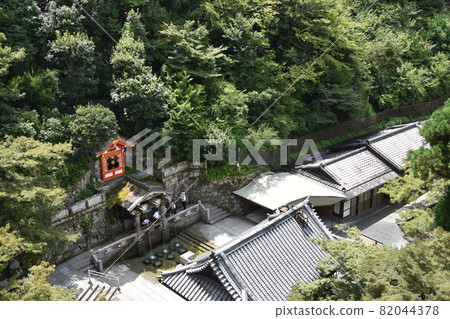 Kiyomizu Temple in summer Otowa Waterfall 82044378