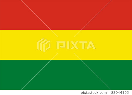 Flag Bolivia vector illustration symbol national country icon. Freedom nation flag Bolivia independence patriotism celebration design government international official symbolic object culture 82044503