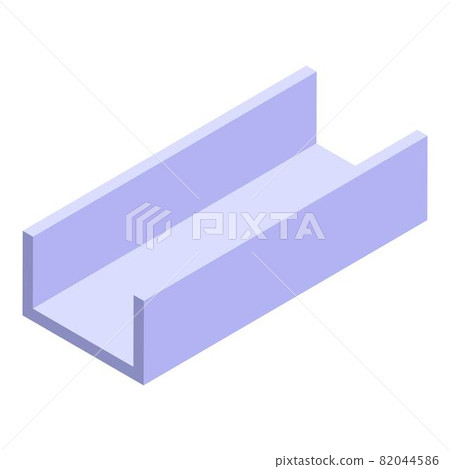 Structure gutter icon, isometric style Structure gutter icon, isometric style 82044586
