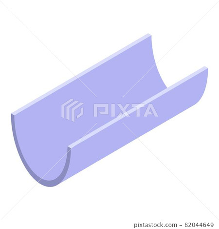 Maintenance gutter icon, isometric style 82044649