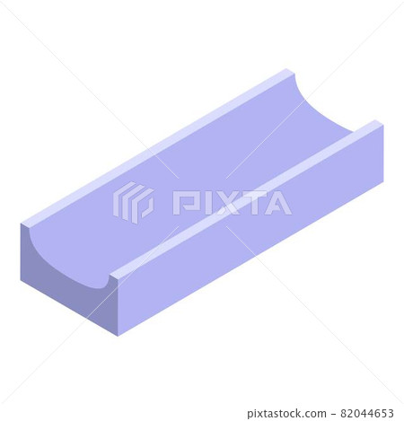 Gutter icon, isometric style 82044653