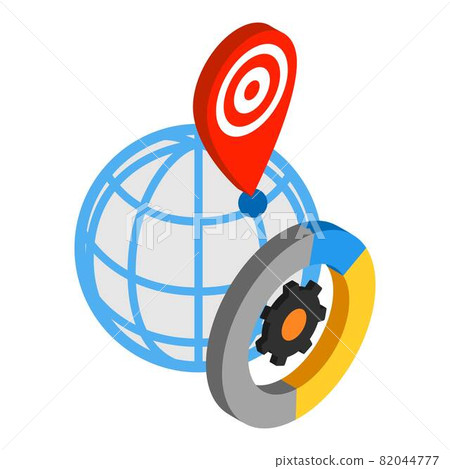 Local seo icon, isometric style Local seo icon, isometric style 82044777