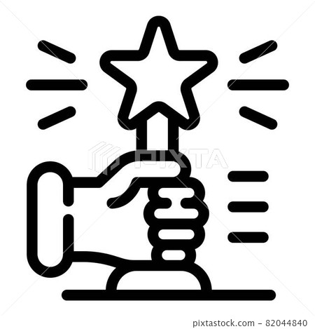 Star award icon, outline style Star award icon, outline style 82044840