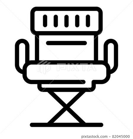 Stage director chain icon, outline style Stage director chain icon, outline style 82045000