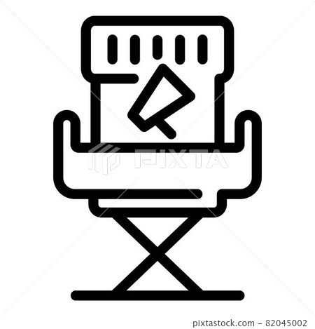 Manager chair icon, outline style Manager chair icon, outline style 82045002