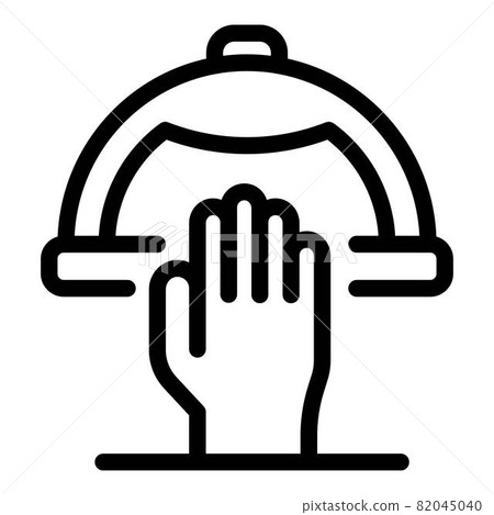 Nail dryer icon, outline style 82045040