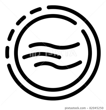 Body bending in a circle icon, outline style Body bending in a circle icon, outline style 82045250