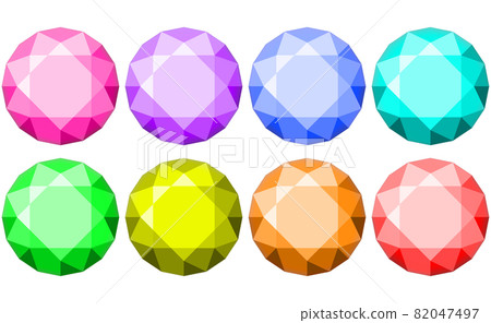 8顆彩色寶石 8顆彩色寶石 82047497