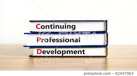 CPD, continuing professional development symbol. Books with words CPD, continuing professional development on beautiful white background. Business, CPD, continuing professional development concept. CPD, continuing professional development symbol. Books with words CPD, continuing professional development on beautiful white background. Business, CPD, continuing professional development concept. 82047863