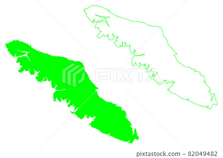 Vancouver island (Canada, British Columbia Province, North America) map vector illustration, scribble sketch Vancouver map Vancouver island (Canada, British Columbia Province, North America) map vector illustration, scribble sketch Vancouver map 82049482