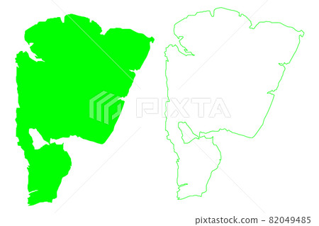 Somerset island (Canada, Nunavut Province, North America, Canadian Arctic Archipelago) map vector illustration, scribble sketch Somerset map Somerset island (Canada, Nunavut Province, North America, Canadian Arctic Archipelago) map vector illustration, scribble sketch Somerset map 82049485