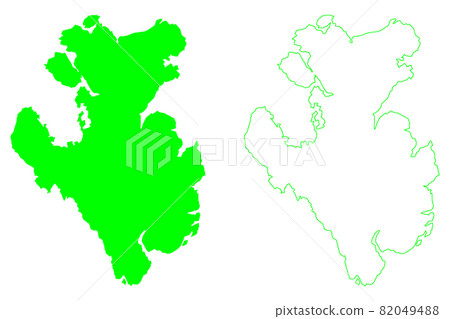 Prince of Wales island (Canada, Nunavut Province, North America, Canadian Arctic Archipelago) map vector illustration, scribble sketch Prince of Wales map Prince of Wales island (Canada, Nunavut Province, North America, Canadian Arctic Archipelago) map vector illustration, scribble sketch Prince of Wales map 82049488