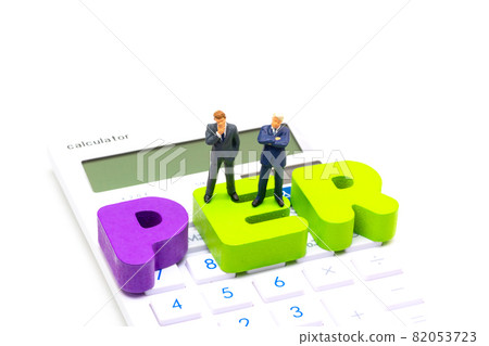 PER (Price Earnings Ratio) Corporate stock price, earnings per share (EPS), goods PER (Price Earnings Ratio) Corporate stock price, earnings per share (EPS), goods 82053723