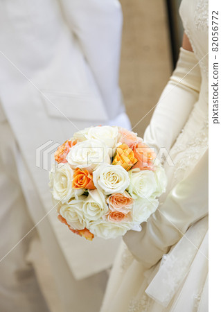 Wedding bride colorful wedding bouquet Wedding bride colorful wedding bouquet 82056772
