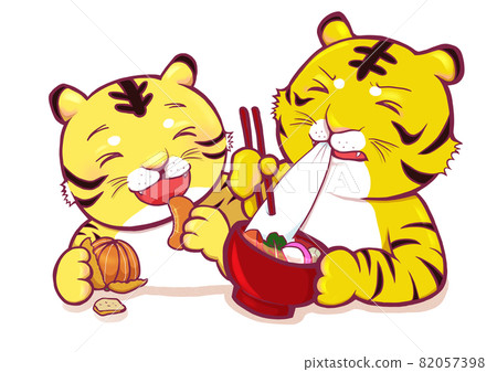 兩隻新年老虎 兩隻新年老虎 82057398