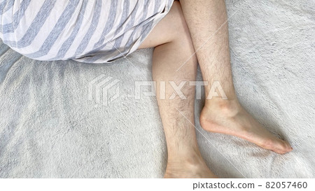 Women's shins and calves with lots of unwanted hair Women's shins and calves with lots of unwanted hair 82057460
