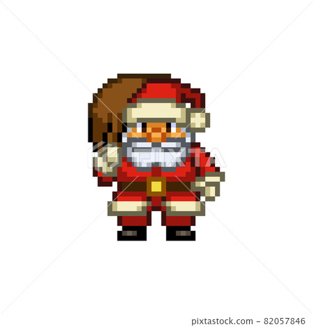 Santa Claus pixel art Santa Claus pixel art 82057846