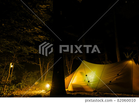 戶外、野營床帳篷和燈籠的明暗 戶外、野營床帳篷和燈籠的明暗 82060010