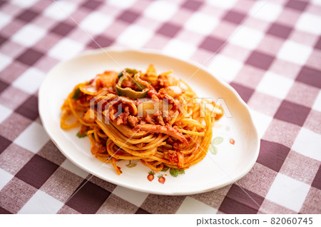 Nostalgic Neapolitan spaghetti created in Japan Nostalgic Neapolitan spaghetti created in Japan 82060745